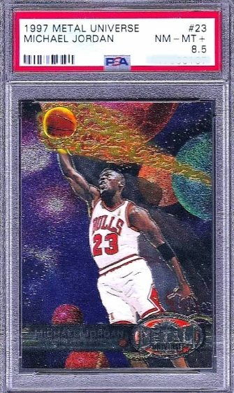 1997 Metal Universe Jordan